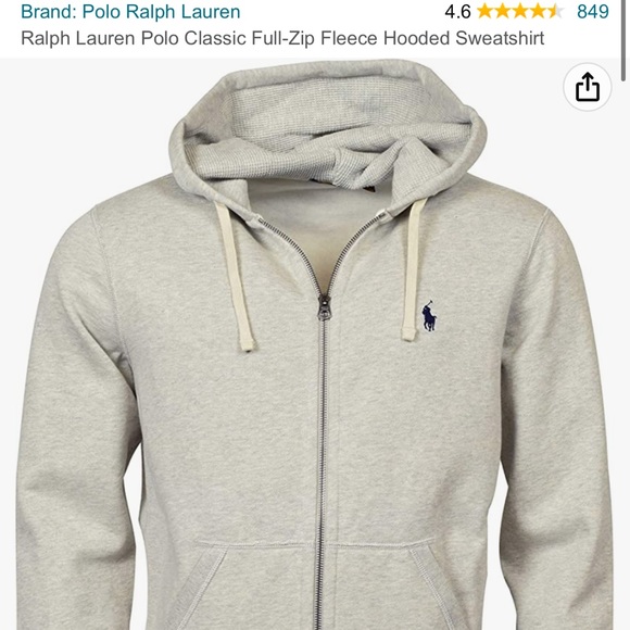 Polo Ralph Lauren Fleece full-zip hoodie - Picture 6 of 7